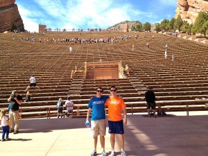 Mike and Jason red rocks | Abroad101 Blog