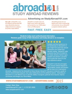 Ad Guide 2015 cover image | Abroad101 Blog Ad Guide 2015 cover image