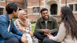 Building a Support Network While Studying Abroad | Abroad101 Blog Diverse international students building friendships and a local support network while studying abroad